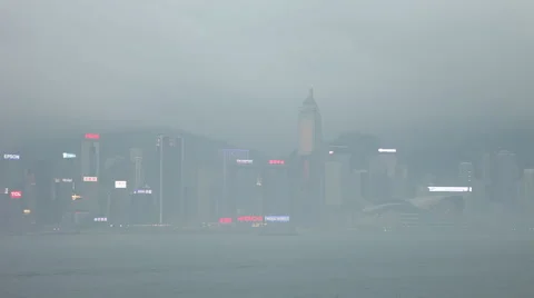 Hong Kong time lapse Stock Footage 41257682