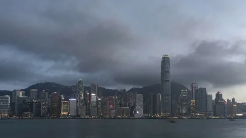 Hong Kong Timelapse Stock Footage 79800952