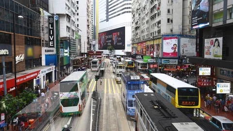 Hong Kong Timelapse Stock Footage 98258264