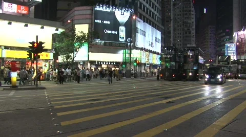 Hong Kong Traffic Stock Footage 284576