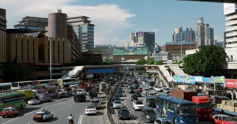 Hong Kong Traffic Stock Footage 64840959