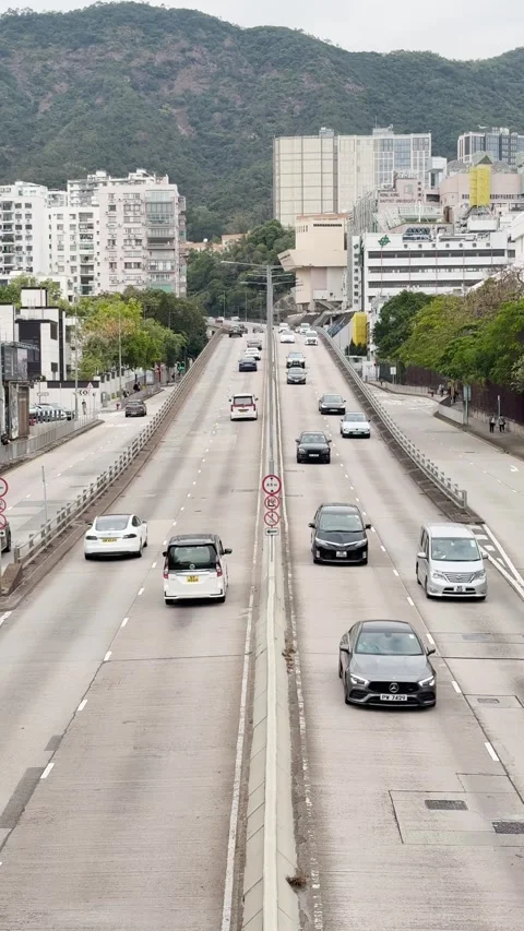 Hong Kong traffic Stock Footage 305005244