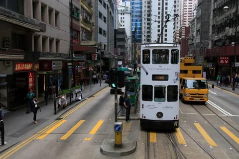 Hong kong view from the tram Vidéo 61925648