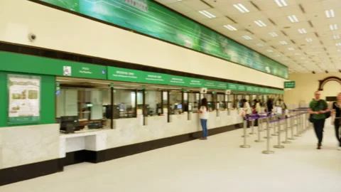 HongKong Central General Post Office interior, Hong Kong Stock Footage 150264313