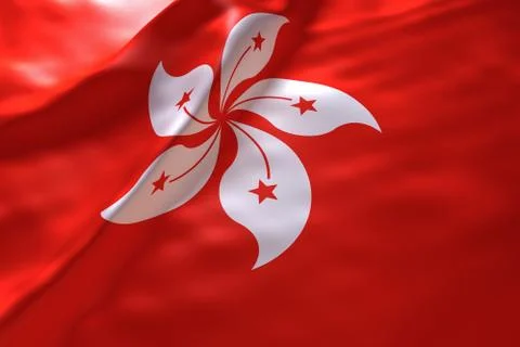 Hongkong flag background 스톡 일러스트