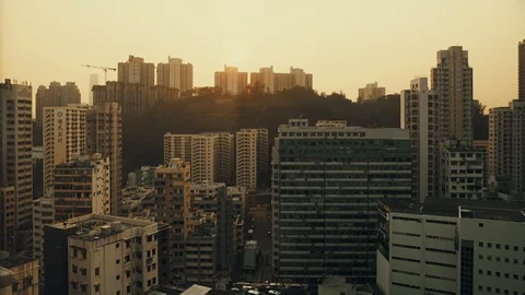 HongKong Skyline Timelapse Video stock 87761852