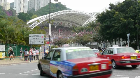 HongKong Stadium Stock Footage 30000683