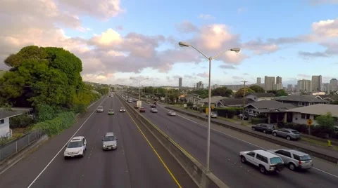 Honolulu H-1 Stock Footage 46629482