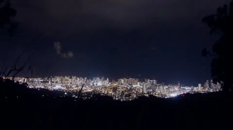 Honolulu Panorama Stock Footage 20543863