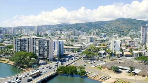 Honolulu view Stock-Footage 114709879