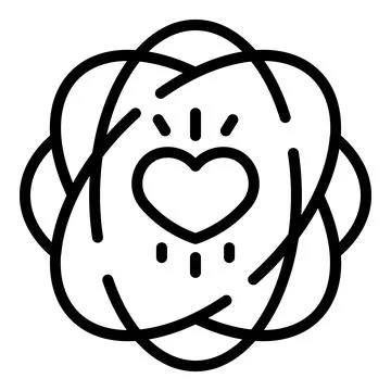 Honor care icon outline vector. Social business Stock Illustration