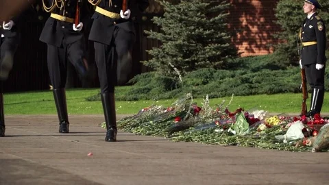 Honor guard Stock Footage 76054078