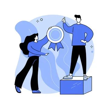 Honour abstract concept vector illustration. Stock Illustration