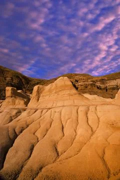Hoodoos In Drumheller, Alberta Stock Photos