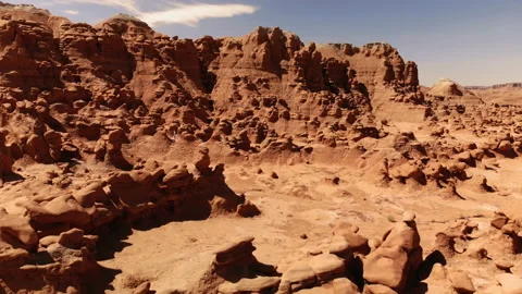 Hoodoos in Goblin Valley State Park, Utah, United States 库存影片 93324745