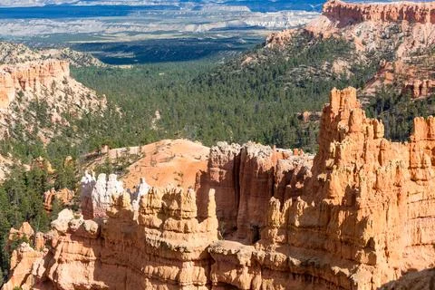 Hoodoos seen from Sunset Point in Bryce Canyon National Park, Utah Stock-Fotos