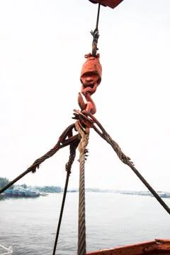 Hook and slings Stock Photos