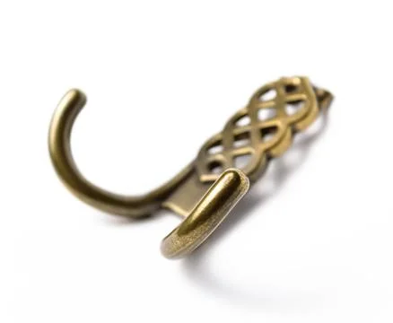 Hook for clothes on a white background isolate Stock Photos