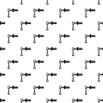 Hook crane pattern seamless vector 스톡 일러스트