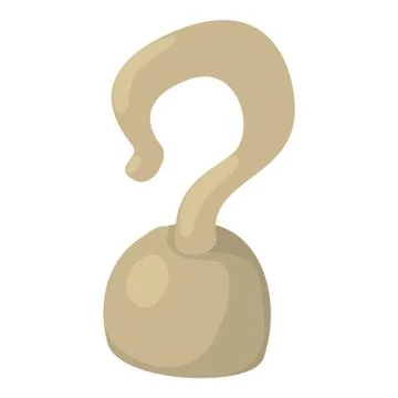Hook icon, cartoon style Stock Illustration