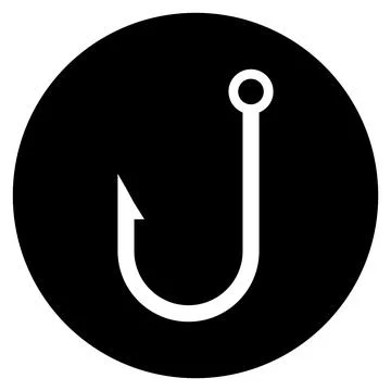 Hook icon vector Stock Illustration