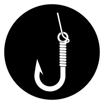 Hook icon vector Stock Illustration