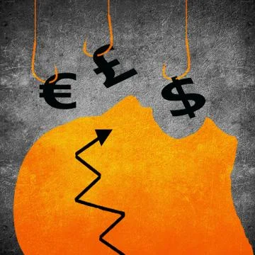 On a hook Stock Illustration