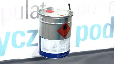 Hook lifting a barrel Stock Footage 292054150