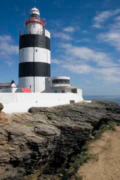 Hook Lighthouse 1 Stock Photos