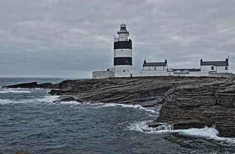 Hook Lighthouse - HDR 스톡 사진