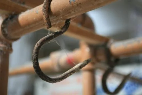 Hook for meat Fotos Stock