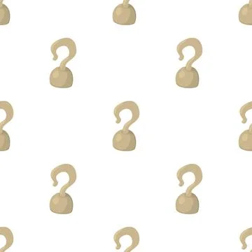 Hook pattern seamless vector Stock Illustration