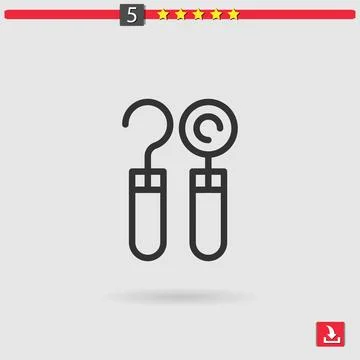 Hook vector icon Stock Illustration