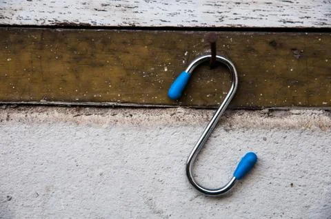 Hook on wall Stock Photos