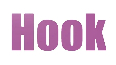 Hook Wordcloud Animated Isolated Stock Footage 107249049