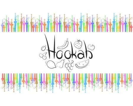 Hookah abstract vector Stock Illustration