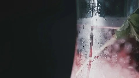 Hookah on berry syrup Stock Footage 77342569