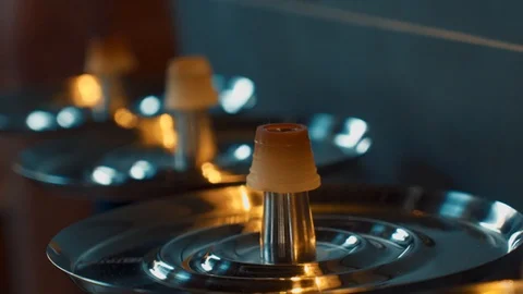 Hookah in a cafe Stock Footage 129894014