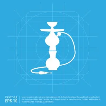 Hookah icon Stock Illustration