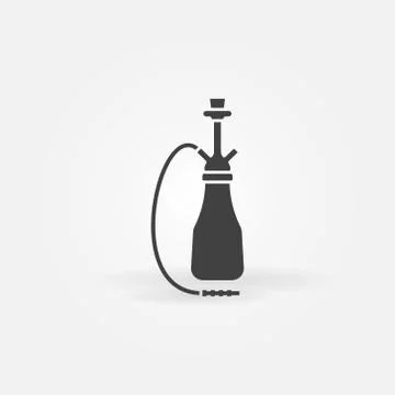 Hookah icon or logo Stock Illustration