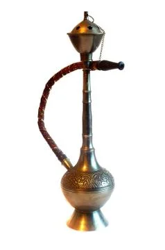Hookah isolated on white background Stock Photos