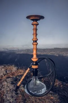 Hookah in the mountain Stock Photos