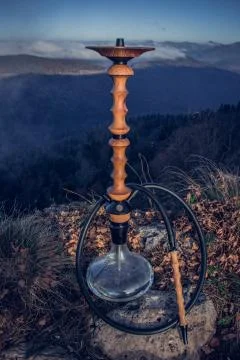Hookah in the mountain Stock Photos
