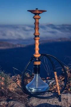 Hookah in the mountain Stock Photos
