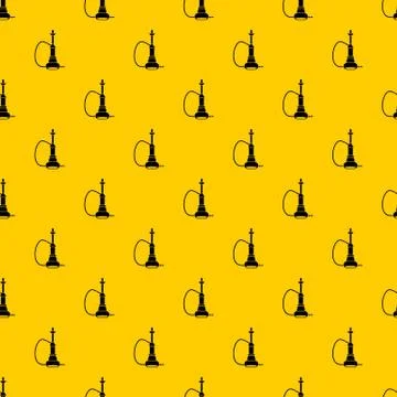 Hookah pattern Stock Illustration