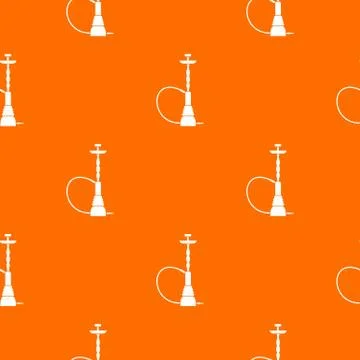 Hookah pattern seamless Stock Illustration