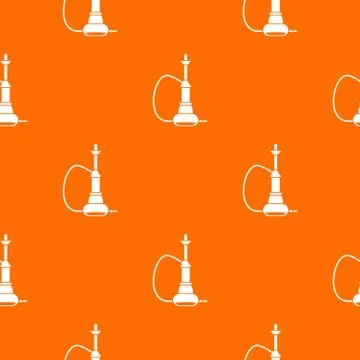 Hookah pattern seamless Stock Illustration