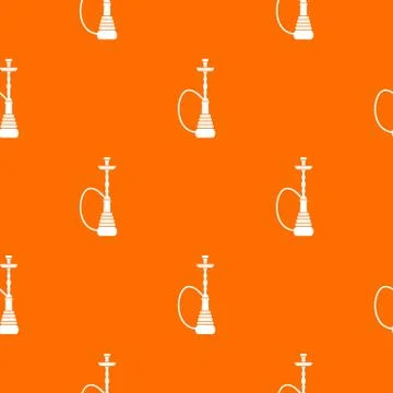 Hookah pattern seamless Stock Illustration