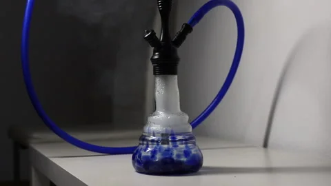 Hookah on the table Stock Footage 283918180
