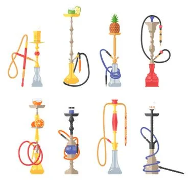 Hookah vector icons illustration Stockillustratie